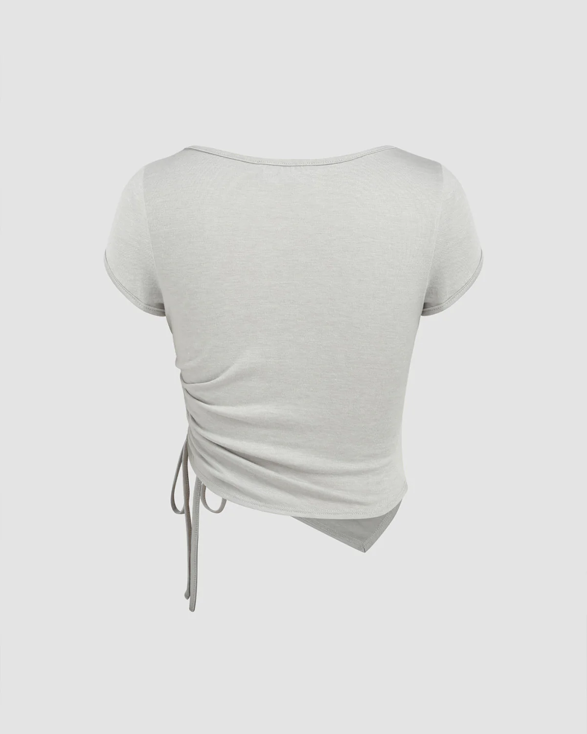 Asymmetric Hem Fitted Top - Image 2