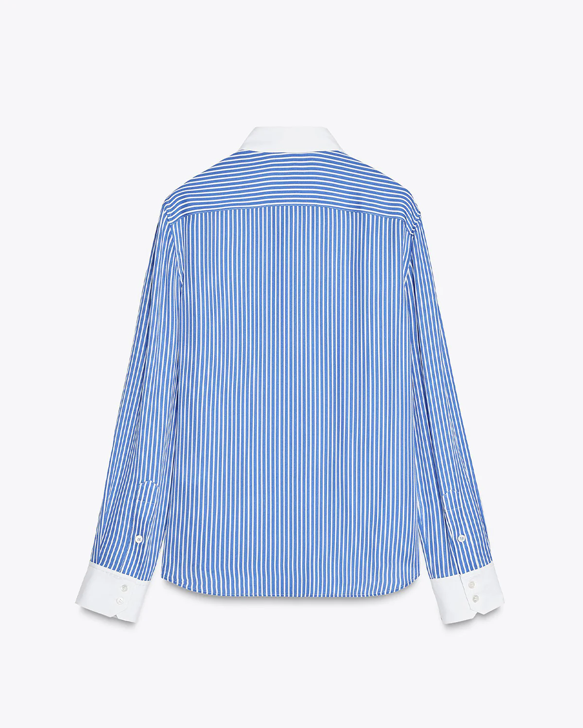 Color Block Pinstripes Shirt - Image 9