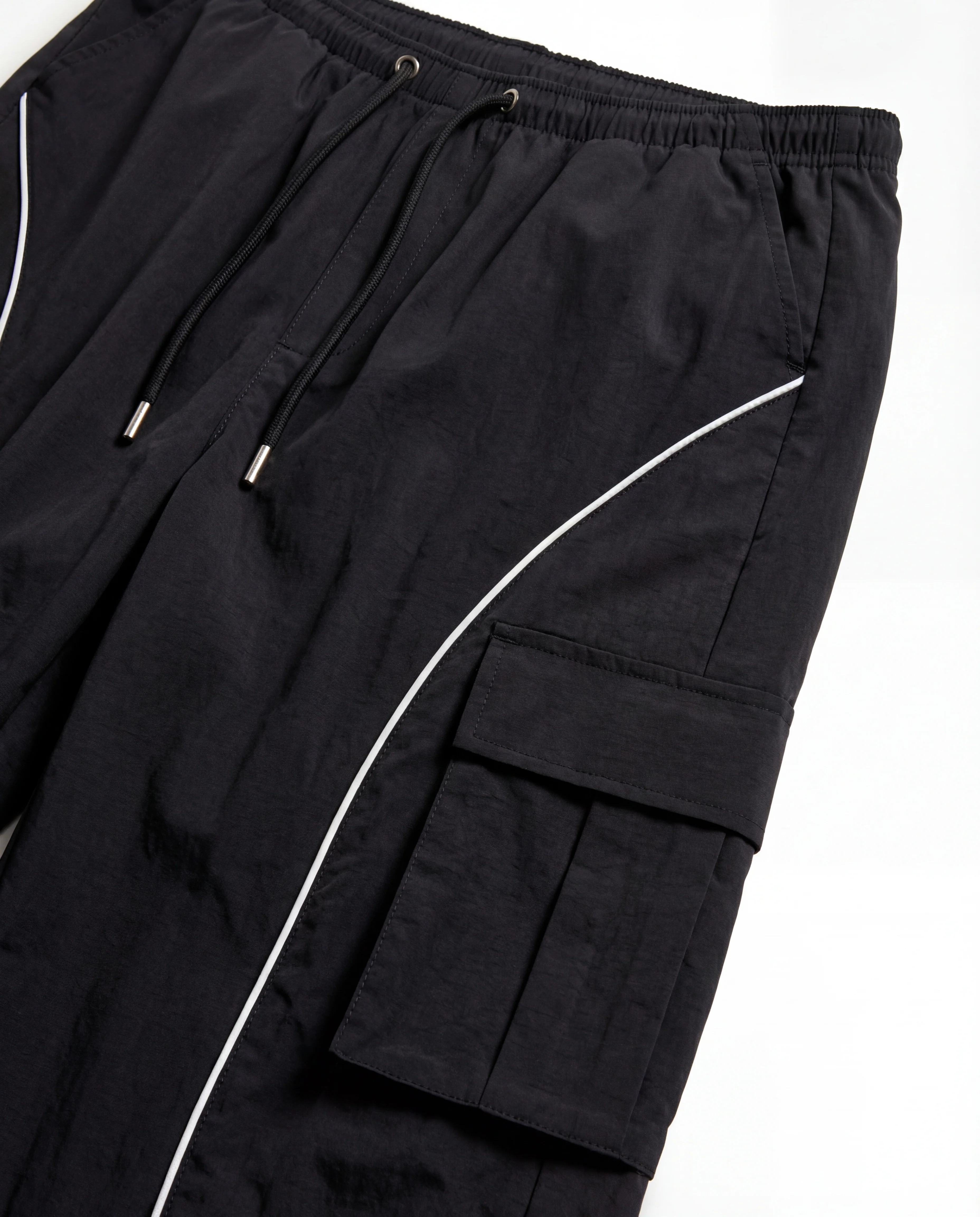 Striped baggy Korean Cargo Pants - Image 5
