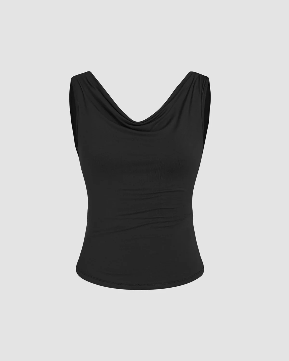 Cowl Neck Fitted Top - Image 5