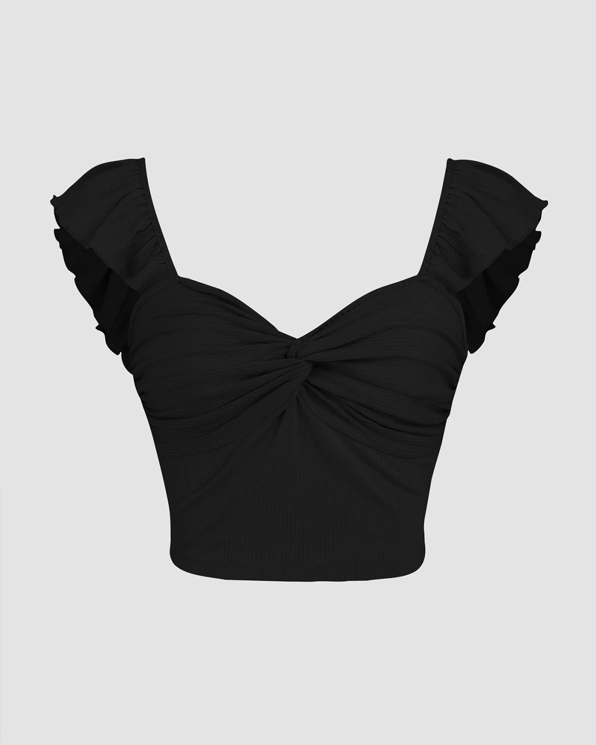 Front Knot Crop Top - Image 3