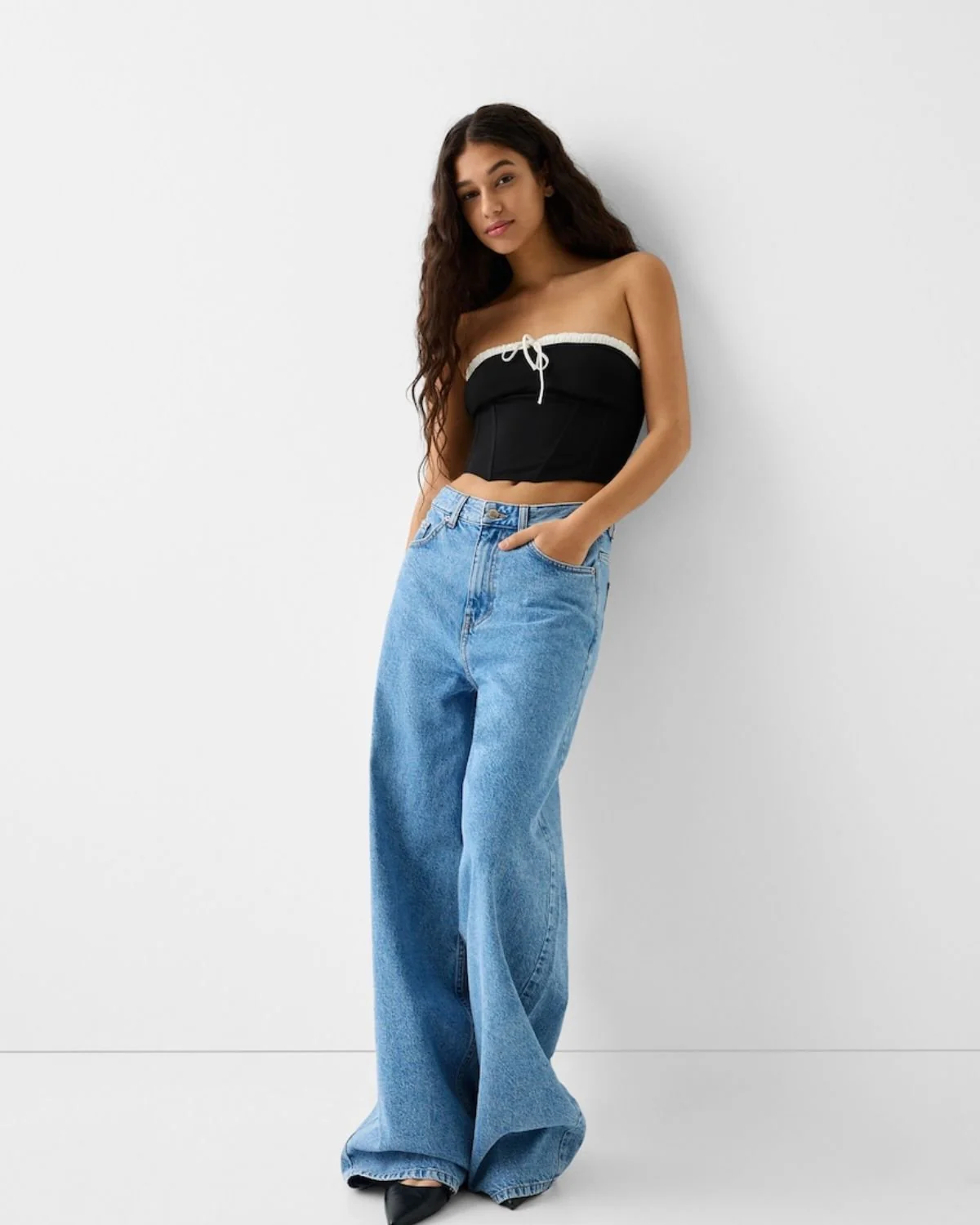 Ruffled Bandeau Top - Image 3