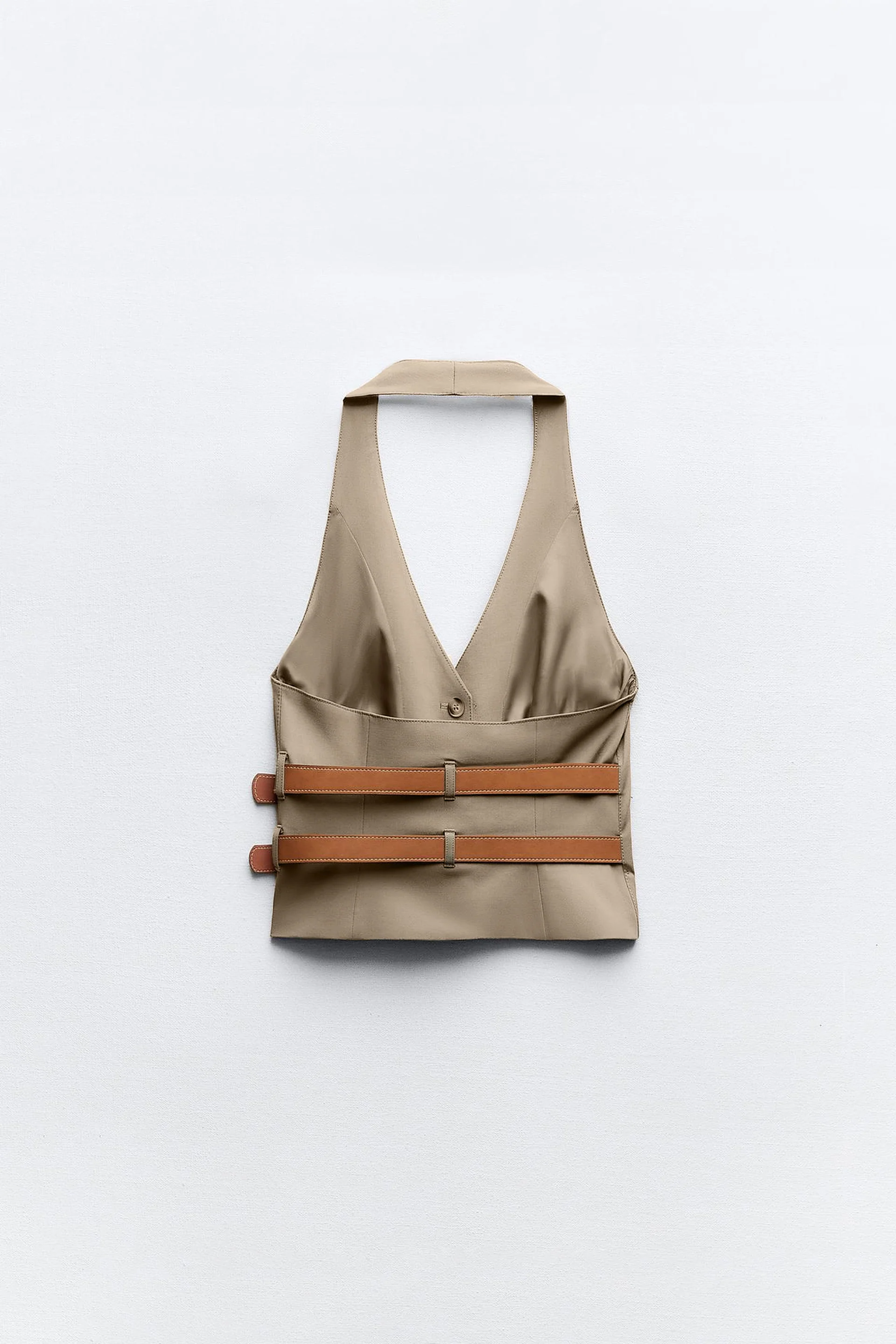 Belted Halter Vest Top - Image 5