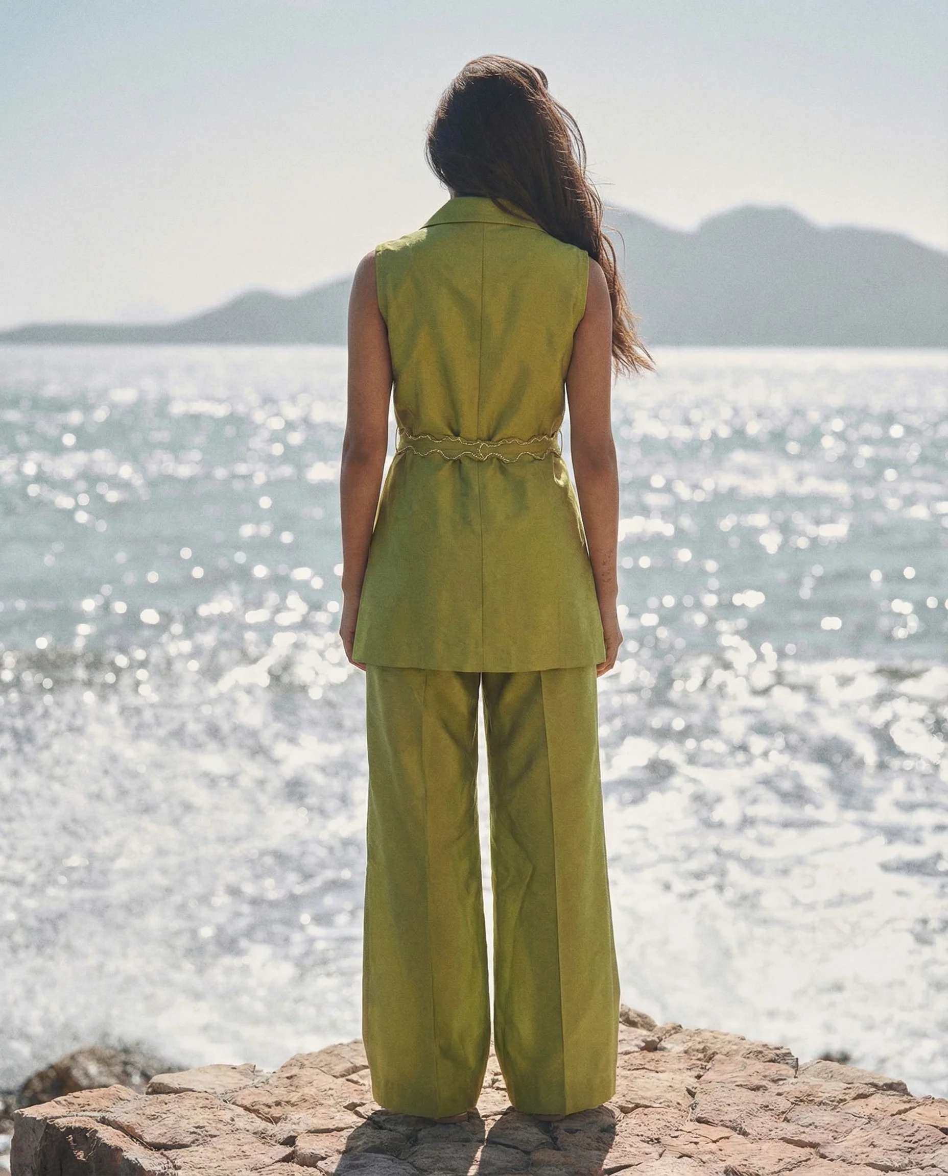 Lime Green Top and Pant Co-ord Set - Image 4