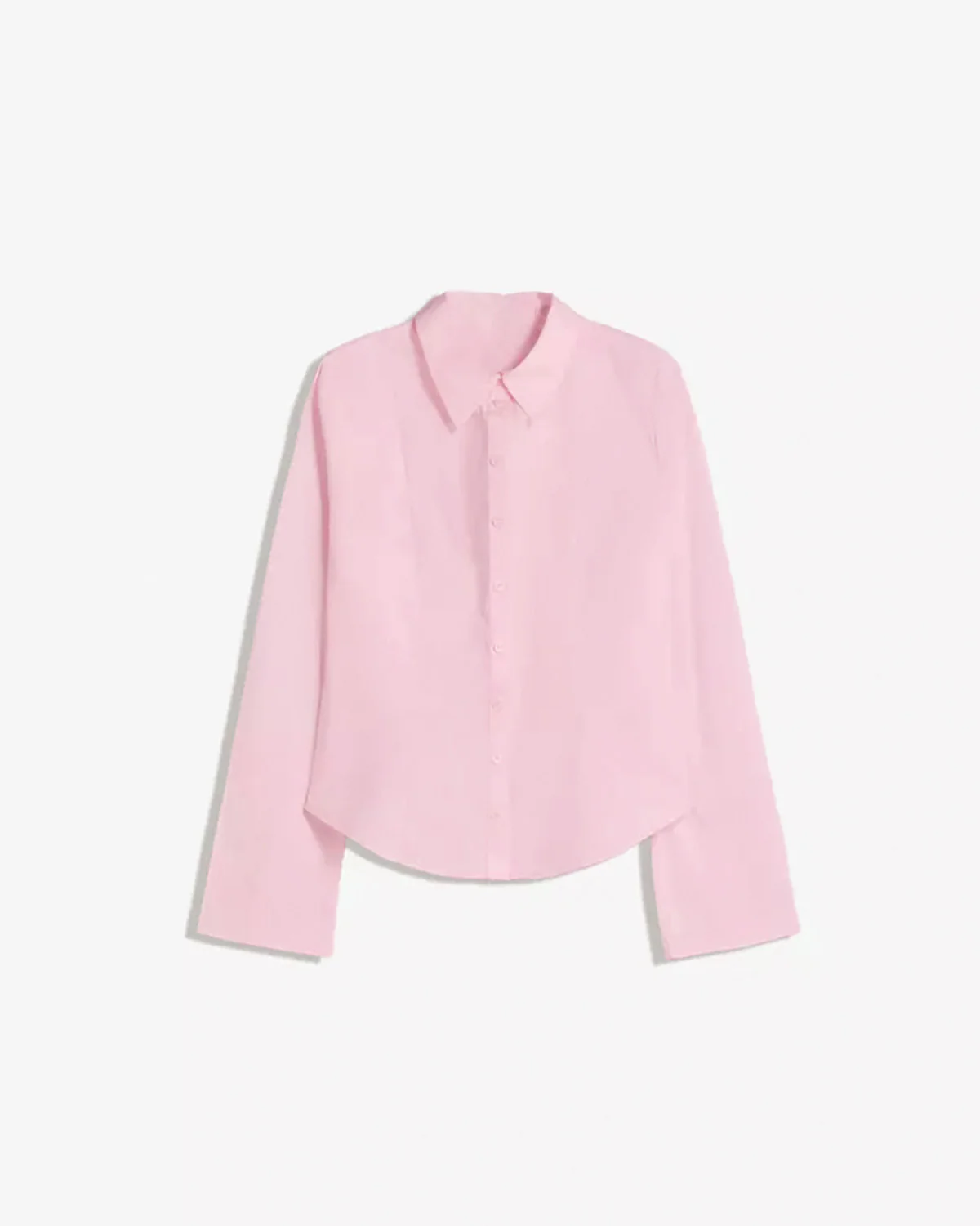 Pink Flared Sleeves Shirt - Image 4