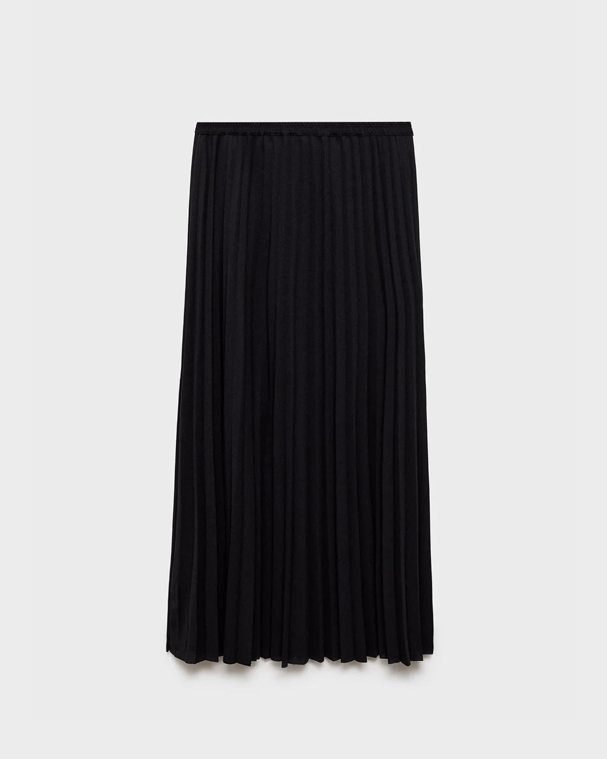 Pleated Black Maxi Skirt - Image 4