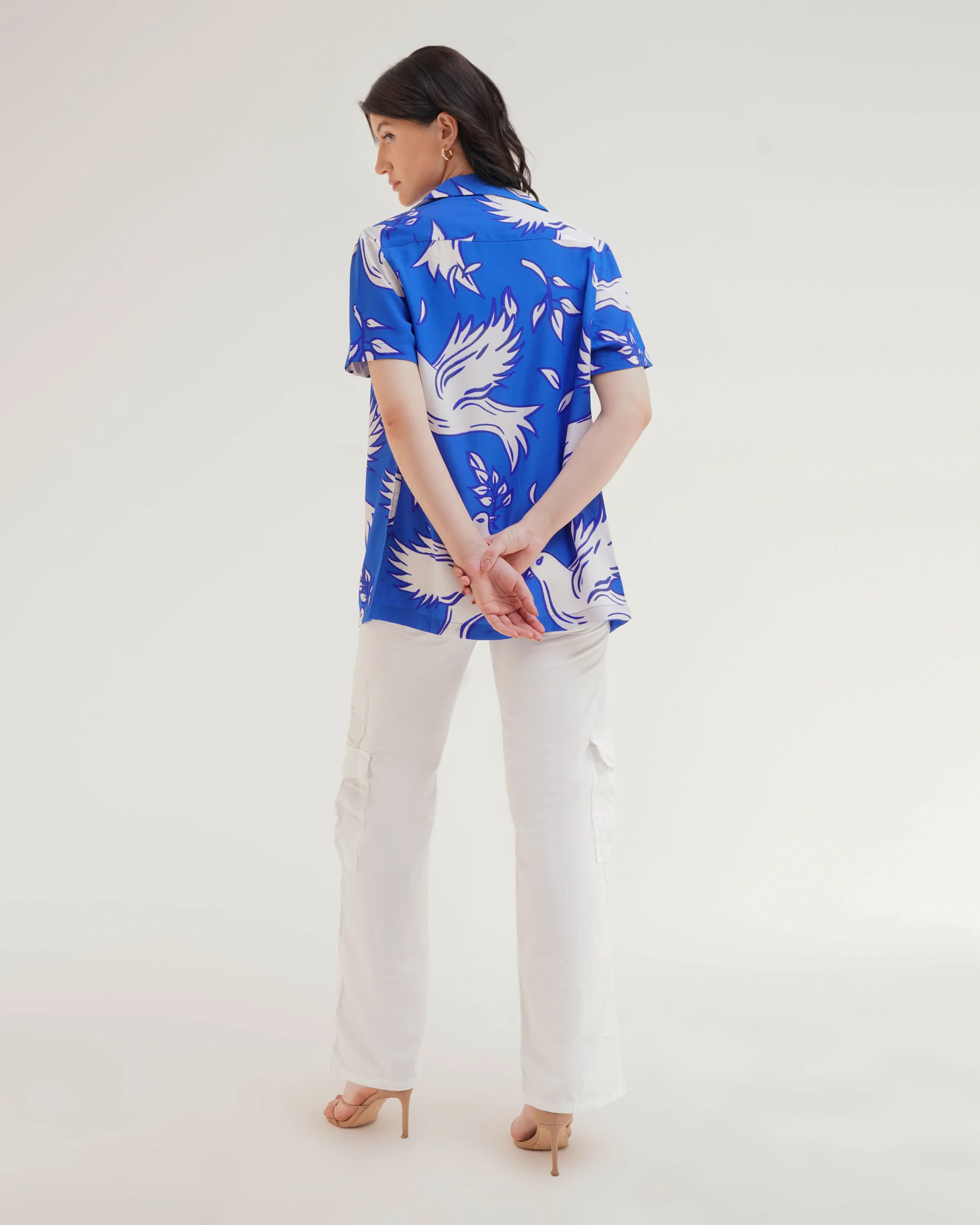 Printed Boyfriend Shirt - Image 4