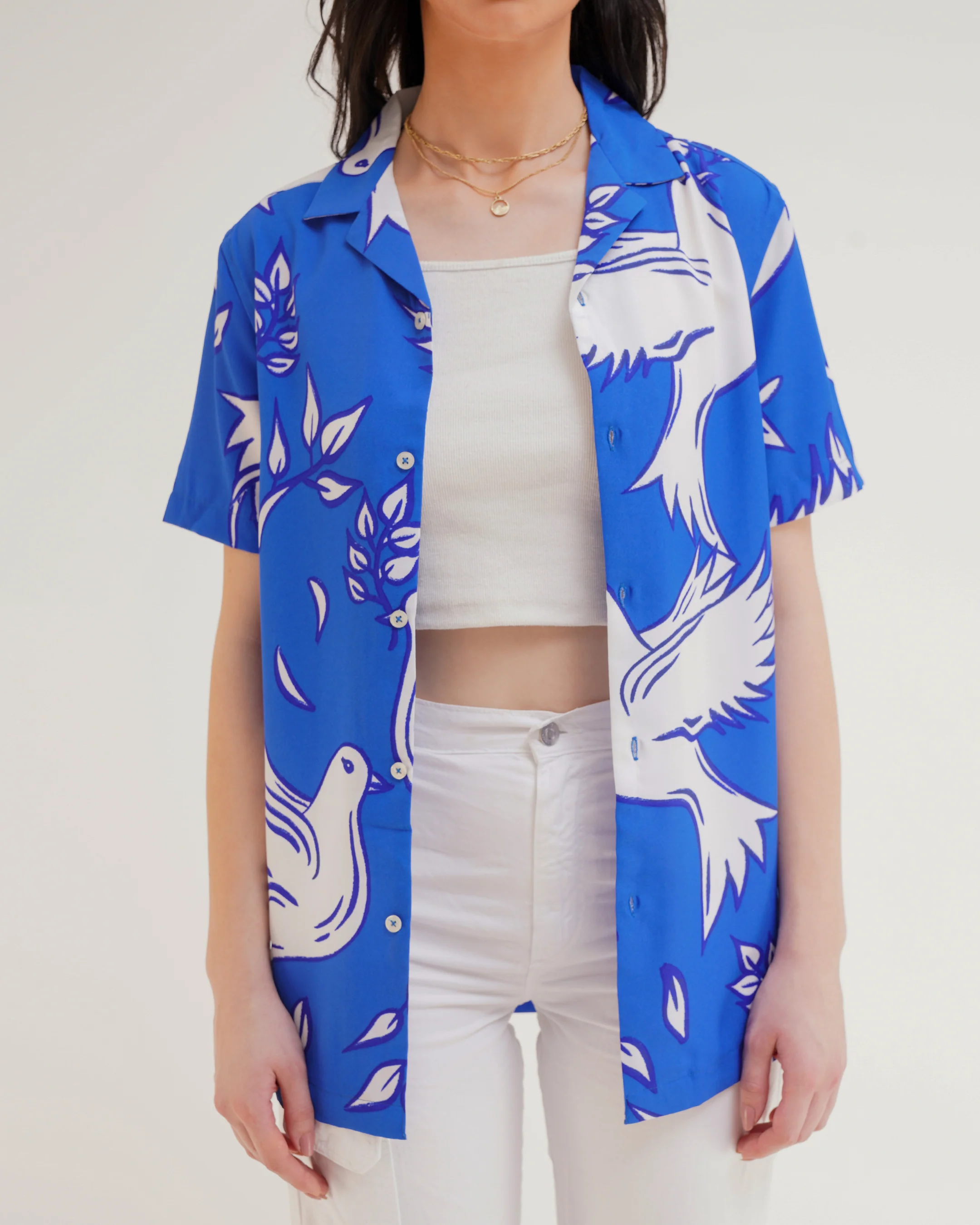 Printed Boyfriend Shirt - Image 5