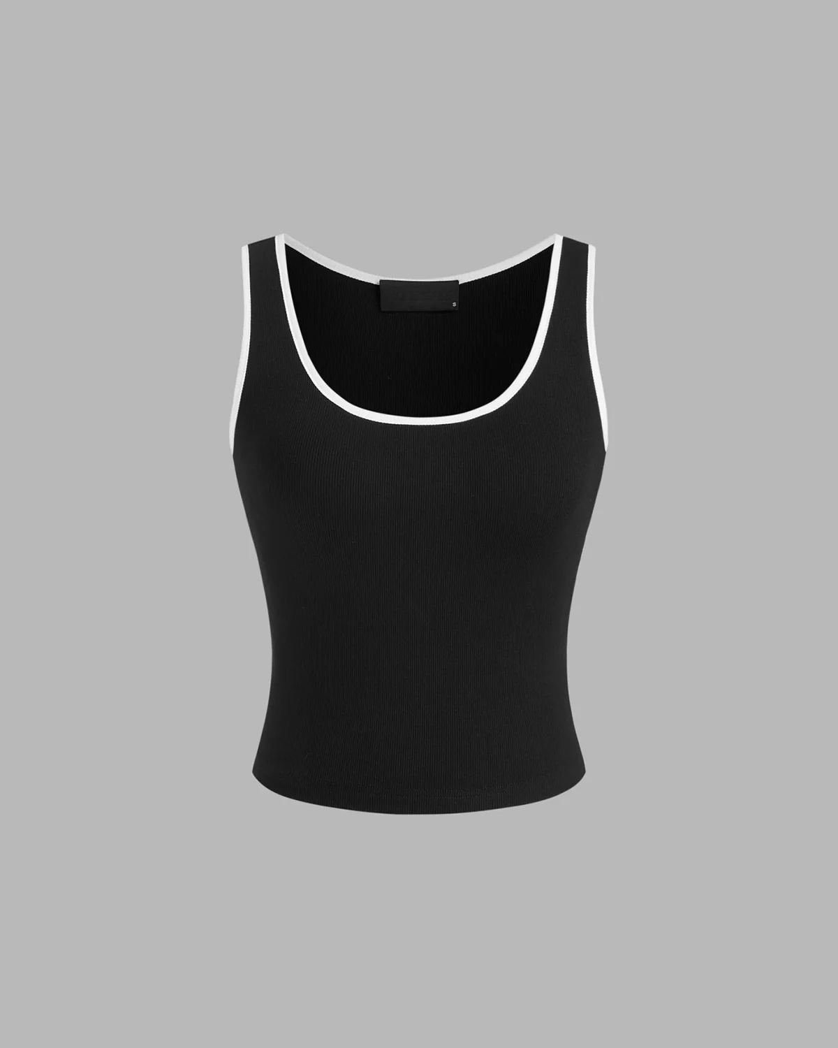 Ribbed Fitted Top - Image 3