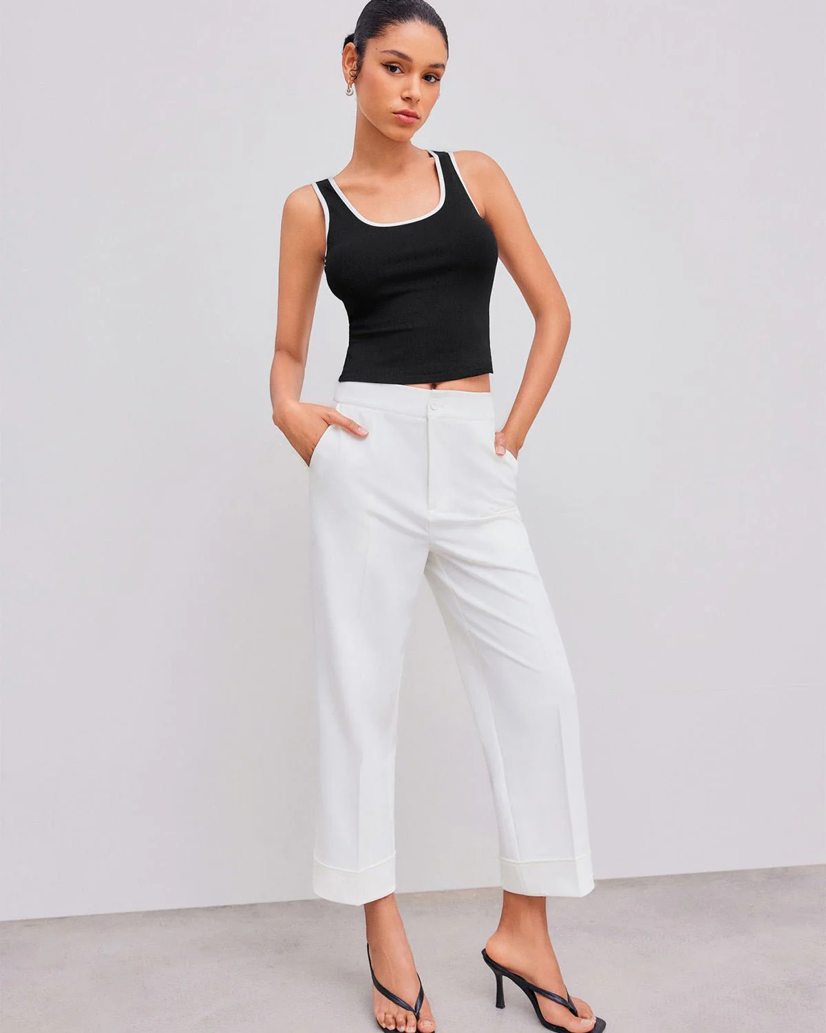 Ribbed Fitted Top - Image 5