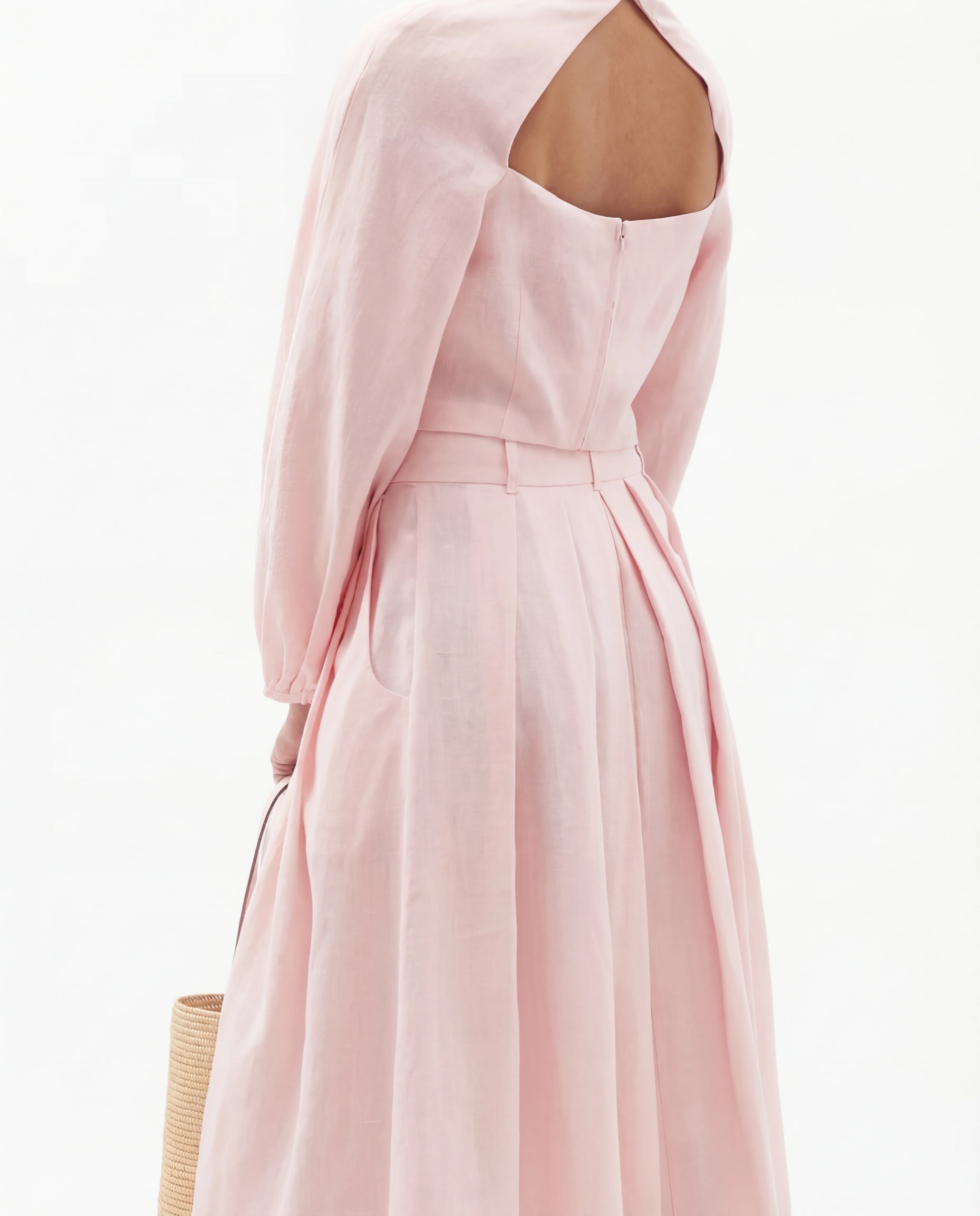 Soft Pink Co-Ord Set With Billowy Silhouette - Image 5