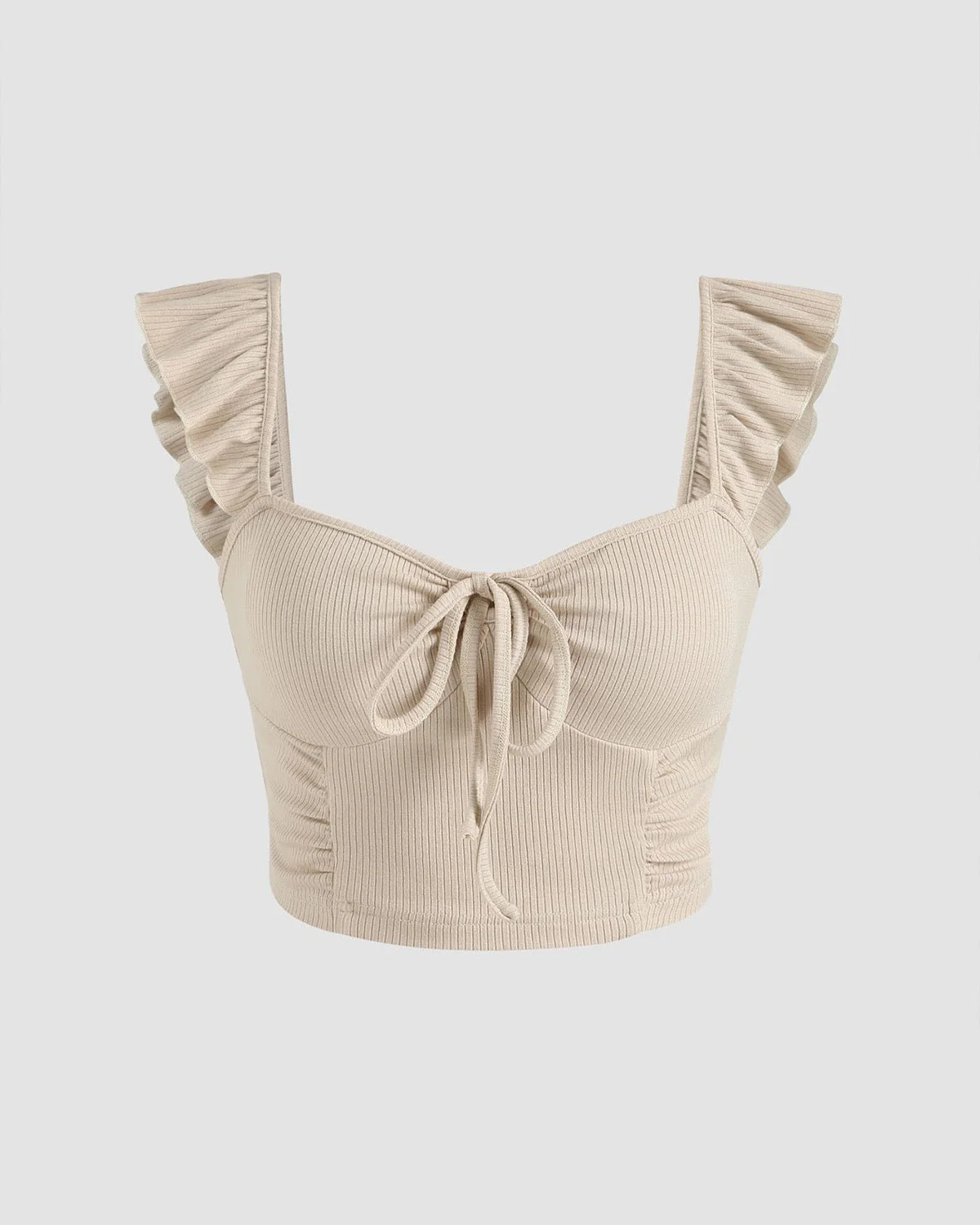 Sweetheart Neck Crop Top