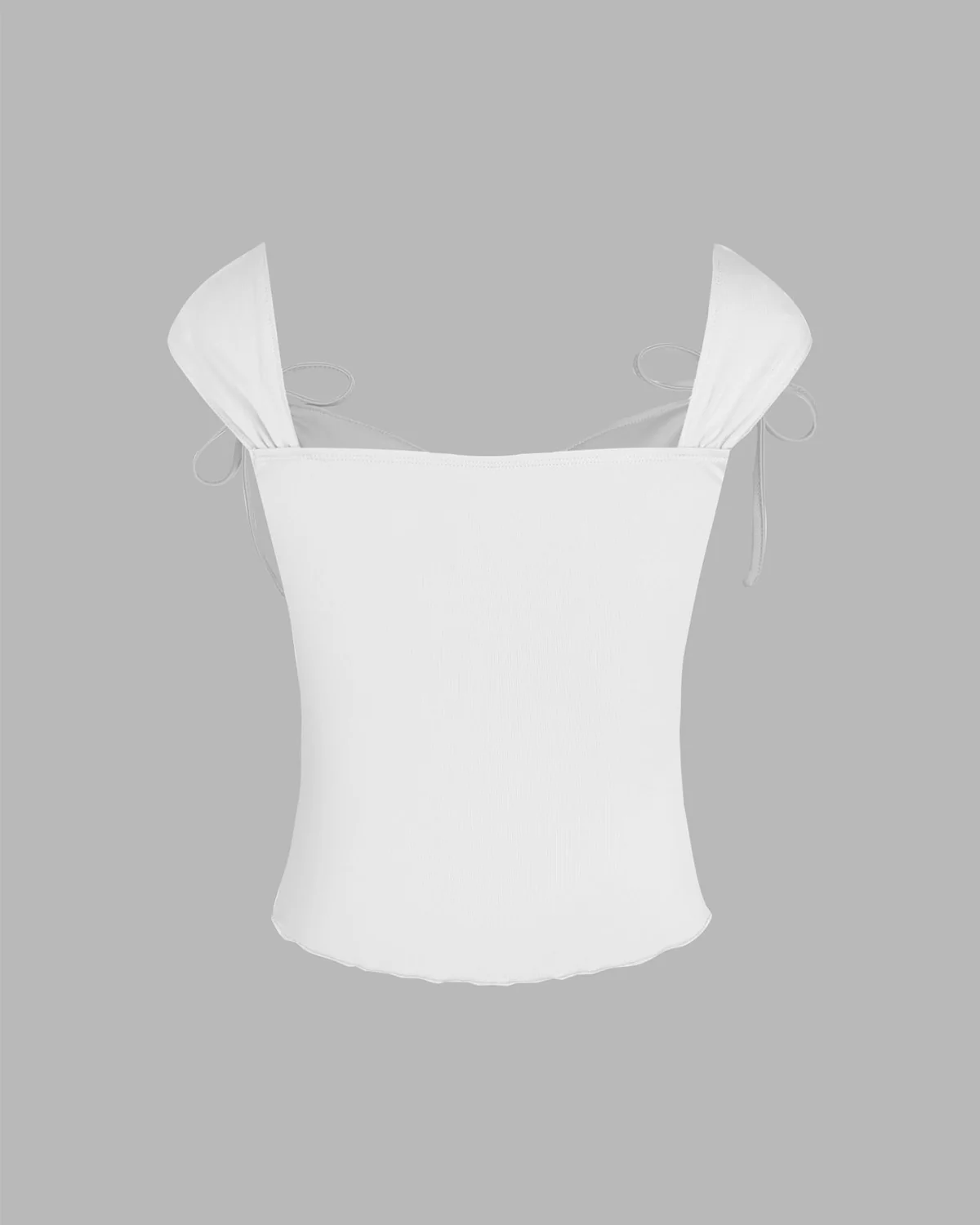 Bowknot Detail Fitted Top - Image 6