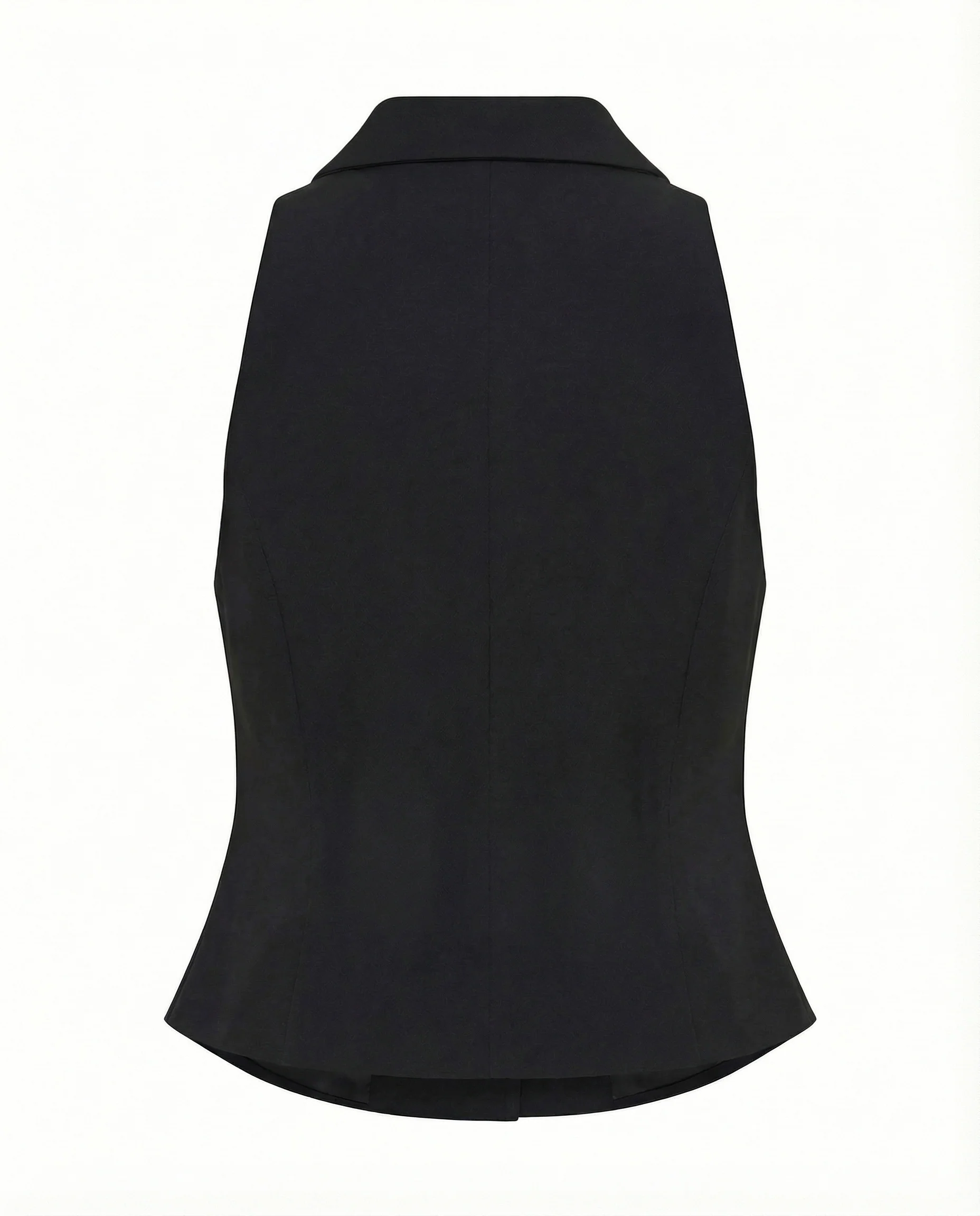 Tailored Waist Coat With A Notch Collar - Image 6