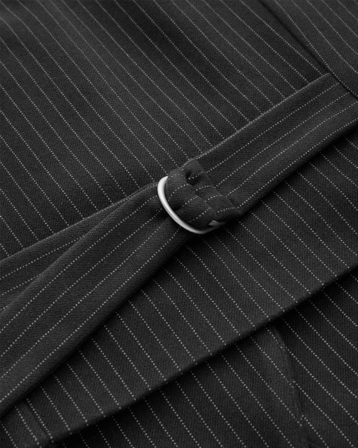 V Neck Pinstripes Waistcoat - Image 8