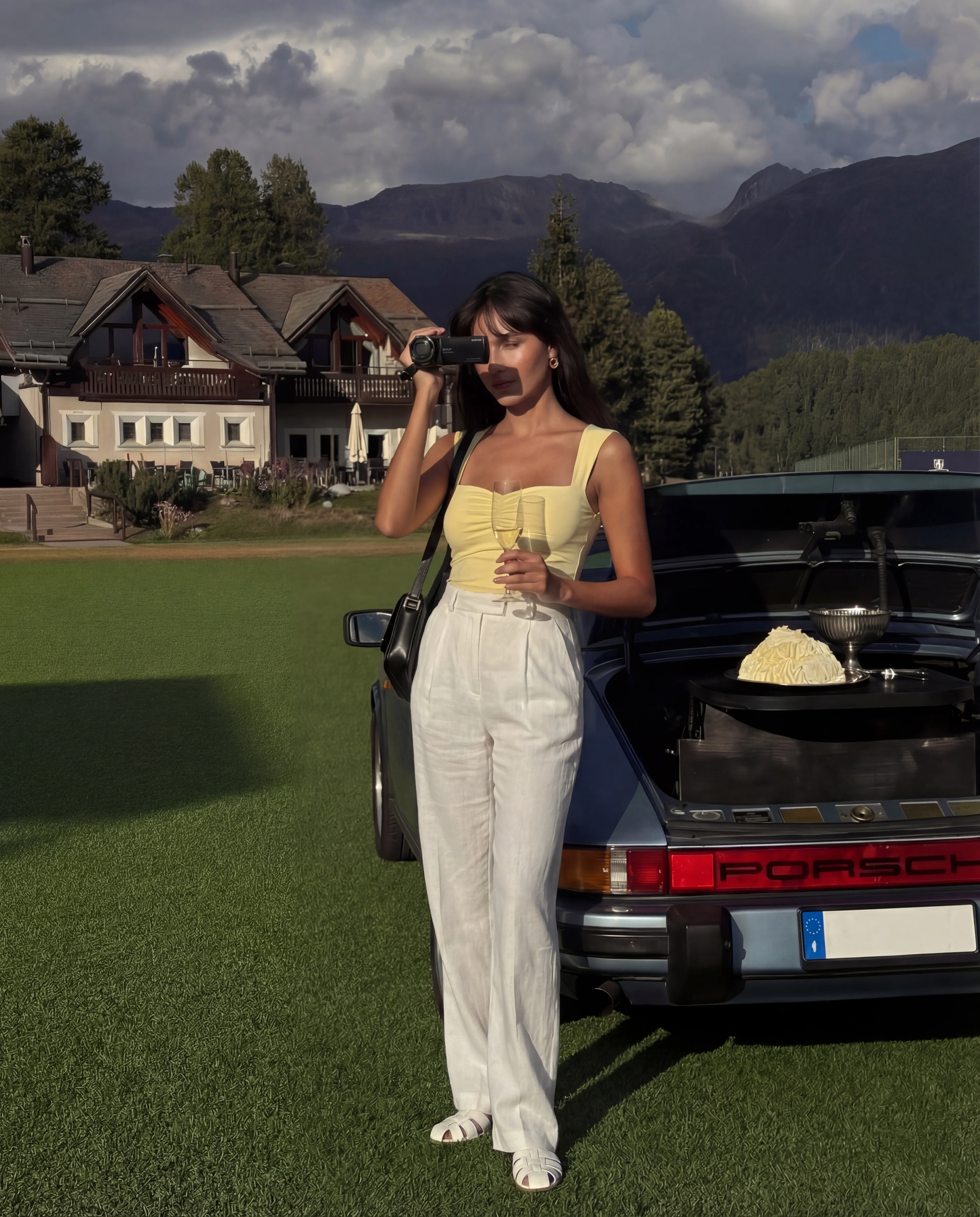 Butter Yellow Ribbed Top - Image 3