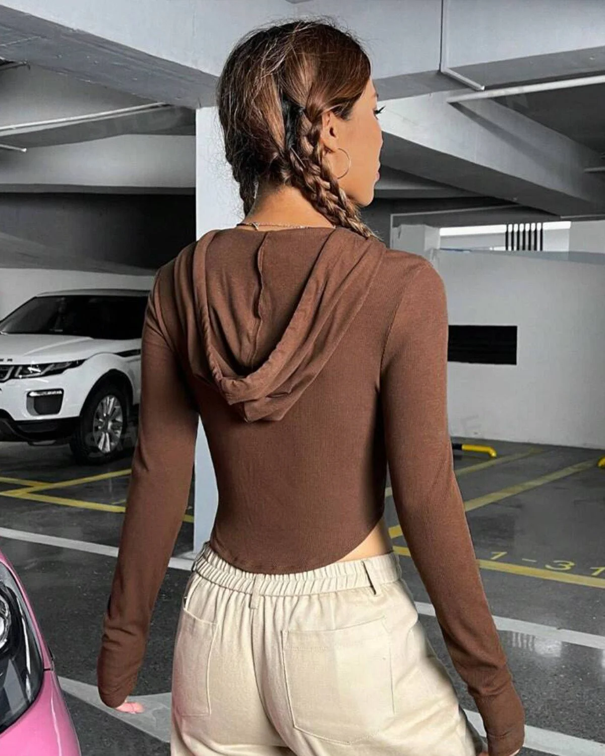 Zip-Up Corset Hoodie - Image 3